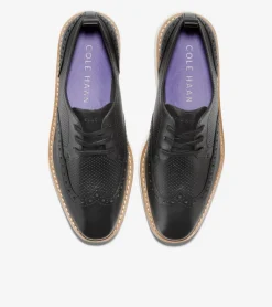 Cole Haan Dress Shoes|Oxfords*Women's &Oslash;riginalGrand Platform Wingtip Oxfords Black-Ivory