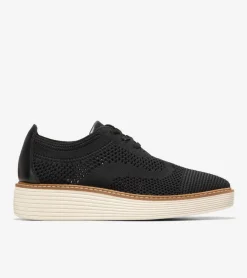 Cole Haan Oxfords*Women's &Oslash;riginalGrand Stitchlite&trade; Platform Wingtip Oxfords BlackStitchlite&trade;-Ivory