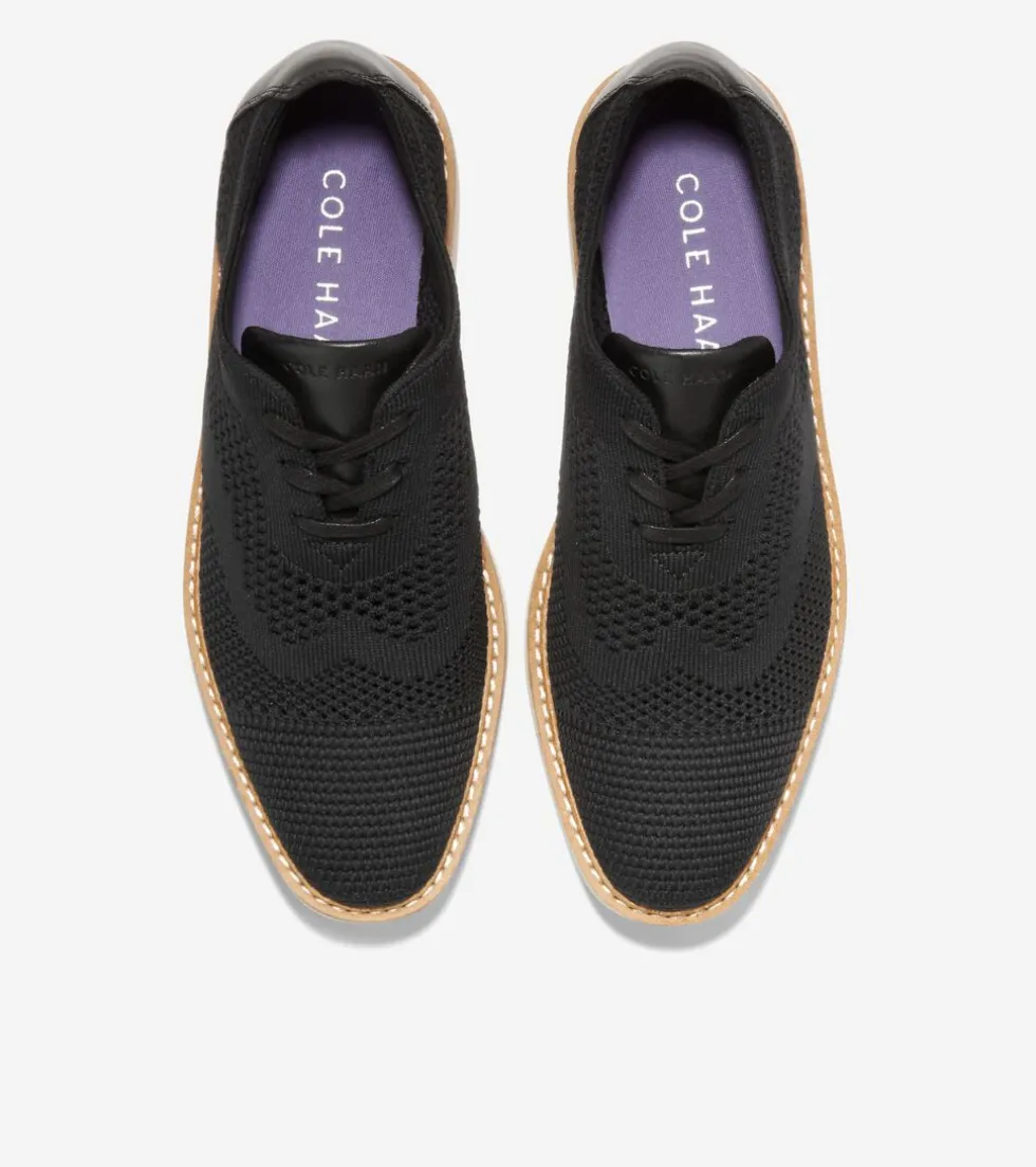 Cole Haan Oxfords*Women's ØriginalGrand Stitchlite™ Platform Wingtip Oxfords BlackStitchlite™-Ivory