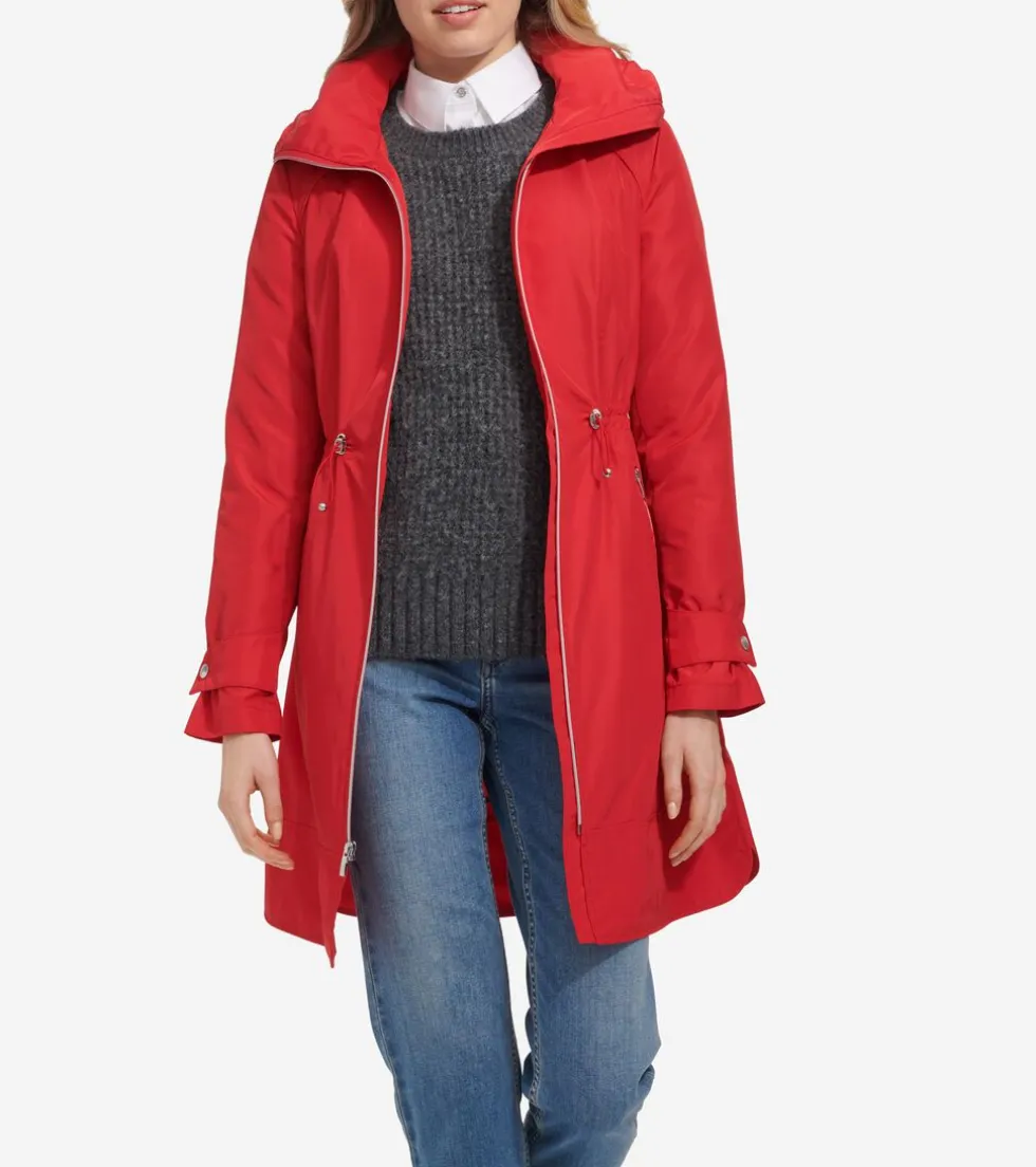 Cole Haan Rain Jackets|Outerwear*Women's Packable Rain Jacket Red