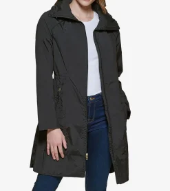 Cole Haan Outerwear|Rain Jackets*Women's Packable Travel Rain Jacket Black