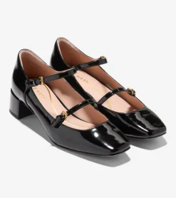 Cole Haan Dress Shoes|Heels & Pumps*Women's Paxton Mary Jane Pumps BlackPatentLeather
