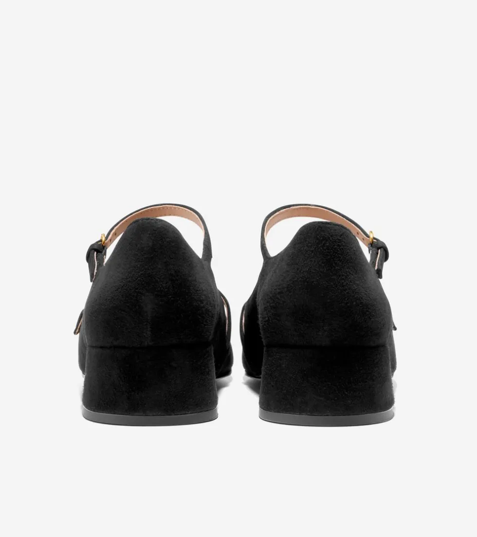 Cole Haan Dress Shoes|Heels & Pumps*Women's Paxton Mary Jane Pumps BlackSuede