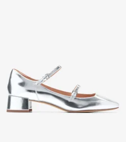 Cole Haan Dress Shoes|Heels & Pumps*Women's Paxton Mary Jane Pumps SilverSpecchio