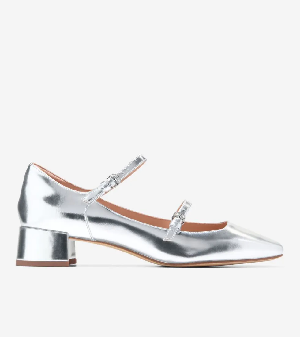 Cole Haan Dress Shoes|Heels & Pumps*Women's Paxton Mary Jane Pumps SilverSpecchio