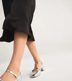 Cole Haan Dress Shoes|Heels & Pumps*Women's Paxton Mary Jane Pumps SilverSpecchio