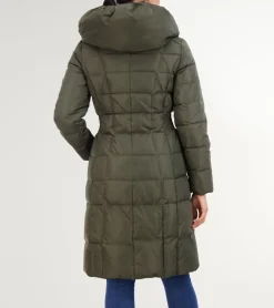 Cole Haan Puffer Jackets|Quilted Jackets*Women's 40" Signature Hooded Taffeta Down Coat Forest