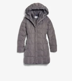 Cole Haan Puffer Jackets|Outerwear*Women's 32" Signature Hooded Taffeta Down Coat Carbon