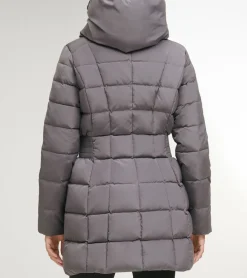 Cole Haan Puffer Jackets|Outerwear*Women's 32" Signature Hooded Taffeta Down Coat Carbon