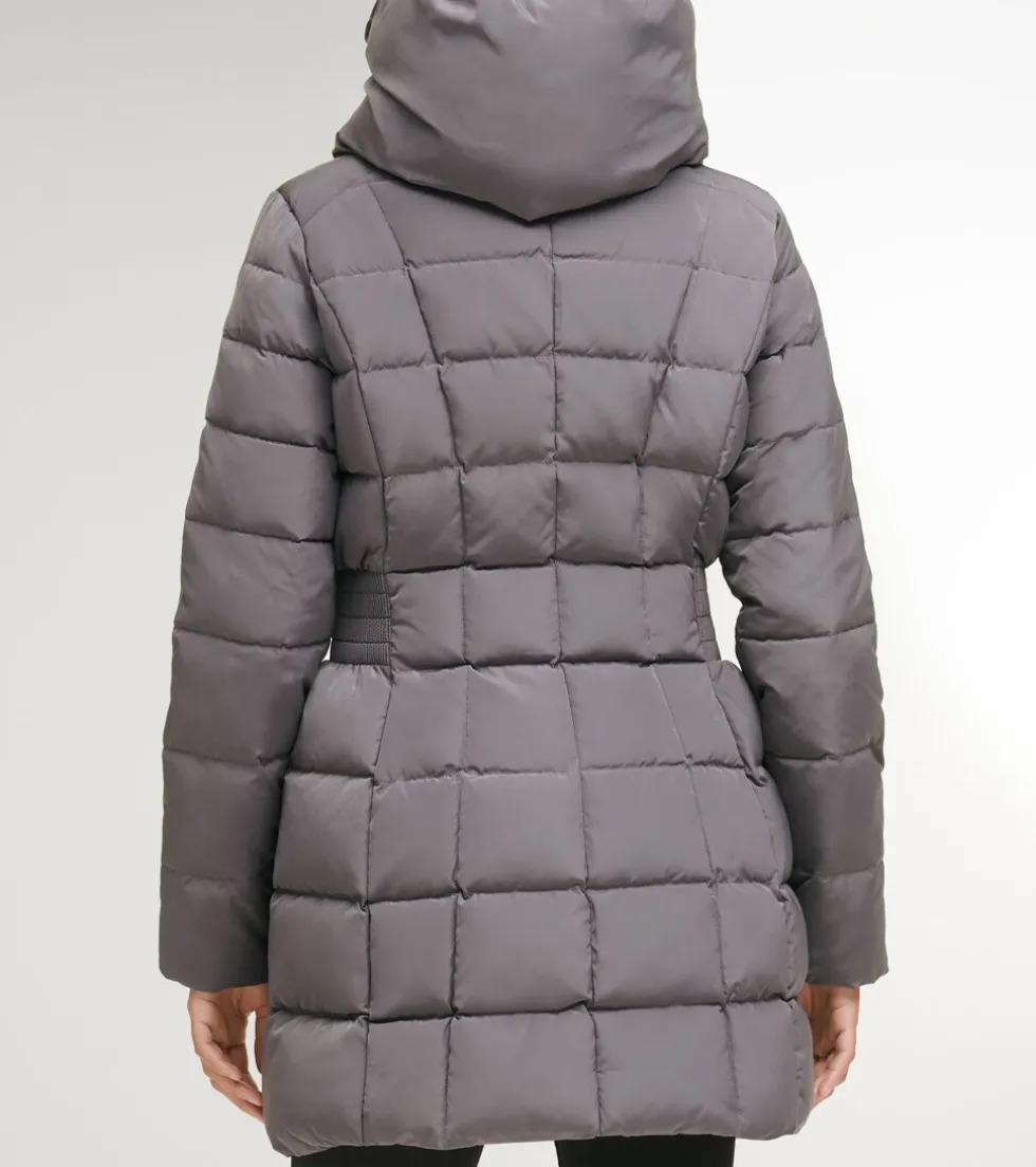 Cole Haan Puffer Jackets|Outerwear*Women's 32" Signature Hooded Taffeta Down Coat Carbon