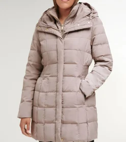 Cole Haan Puffer Jackets|Outerwear*Women's 32" Signature Hooded Taffeta Down Coat Cashew
