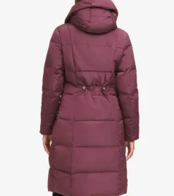 Cole Haan Puffer Jackets|Outerwear*Women's Signature Asymmetrical Collar Convertible Coat 40in Merlot
