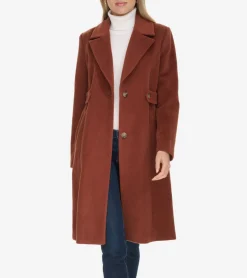 Cole Haan Wool Coats|Peacoats & Blazers*Women's Slick Wool Coat Castor