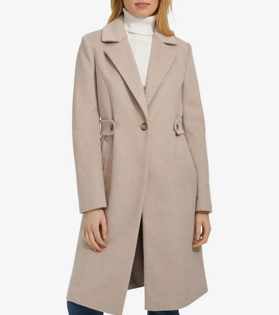 Cole Haan Wool Coats|Peacoats & Blazers*Women's Slick Wool Coat Bone