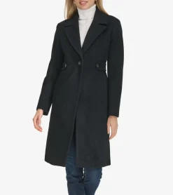 Cole Haan Wool Coats|Outerwear*Women's Slick Wool Coat Black