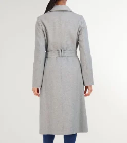 Cole Haan Wool Coats|Peacoats & Blazers*Women's Slick Wool Long Coat LightGrey