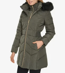 Cole Haan Puffer Jackets|Outerwear*Women's Taffeta Down Coat Forest