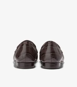 Cole Haan Loafers & Drivers*Women's Tarese Soft Penny Loafers ChocolateCrocPrint