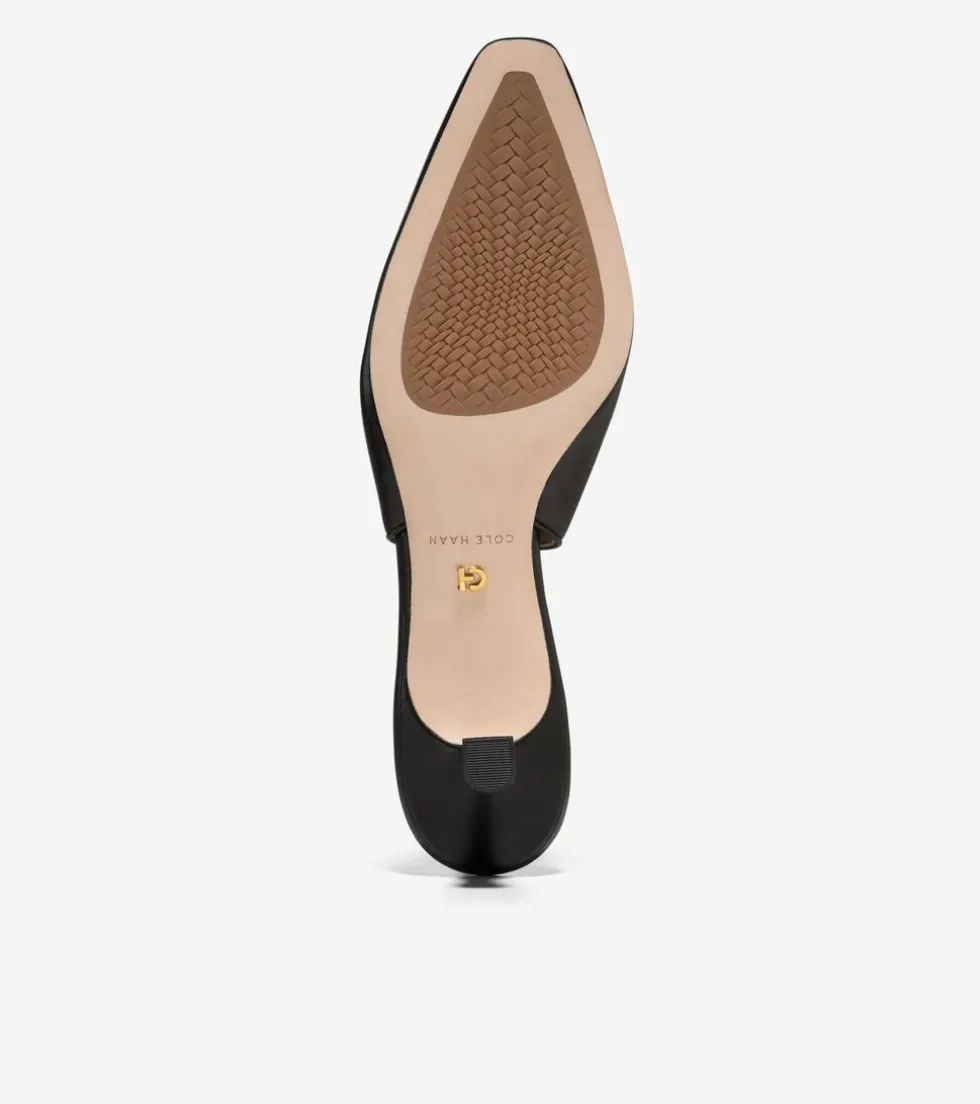 Cole Haan Dress Shoes|Heels & Pumps*Women's Tayla Kitten Heel Slingback Pumps 45MM BlackNappa