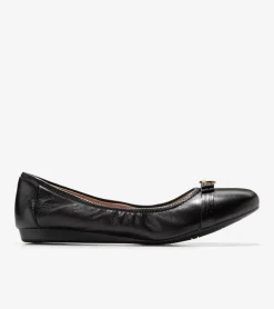 Cole Haan Flats & Ballets*Women's Tova Bow Ballet Black