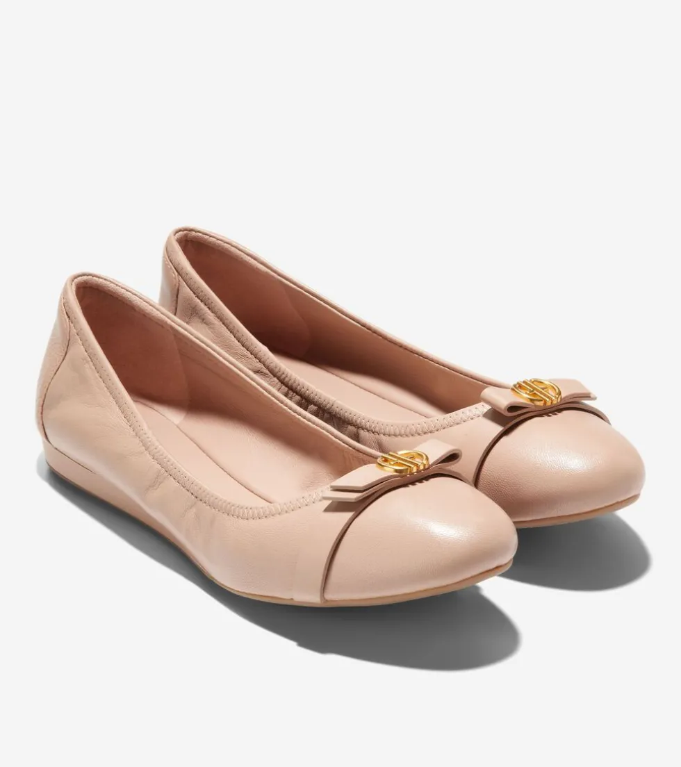 Cole Haan Flats & Ballets*Women's Tova Bow Ballet Brush