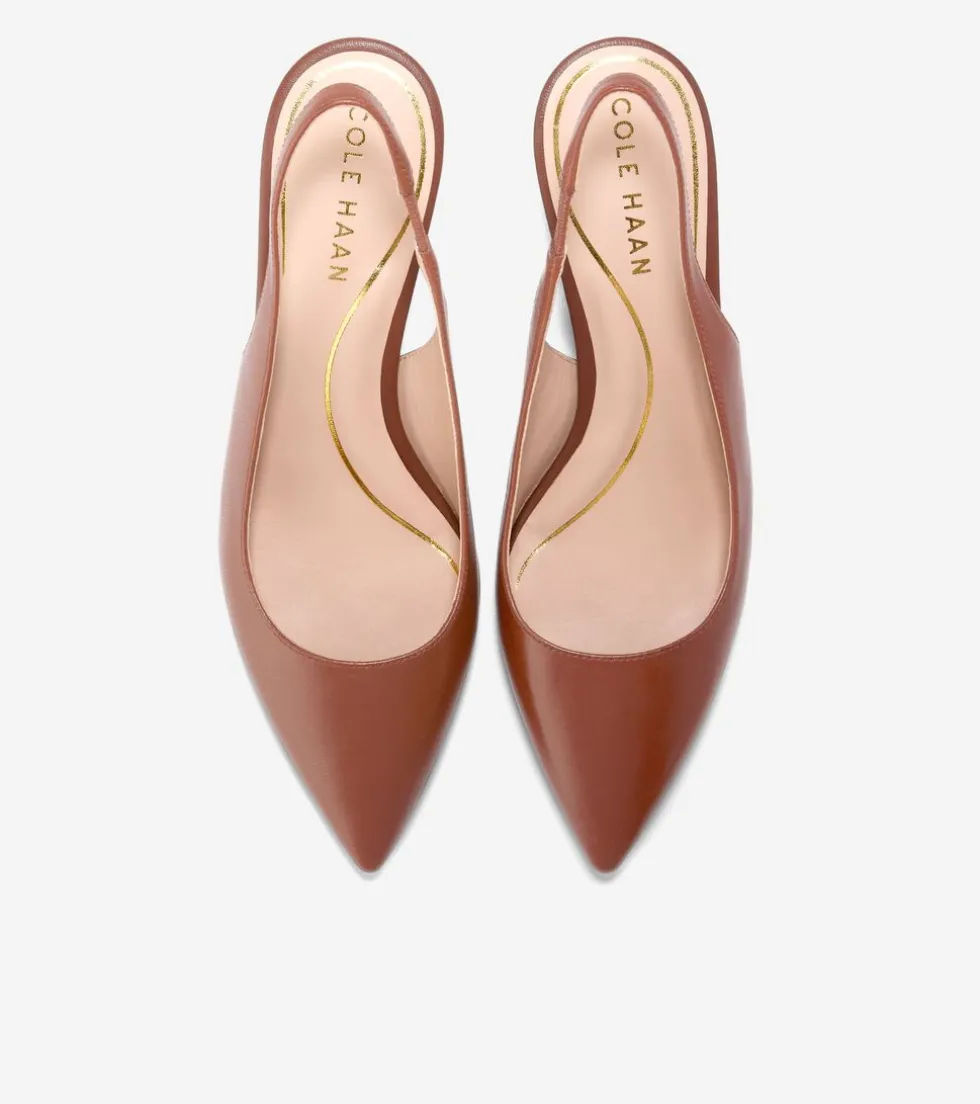 Cole Haan Dress Shoes|Heels & Pumps*Women's Vandam Slingback Pumps 65MM Cuoio