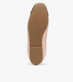 Cole Haan Flats & Ballets*Women's Yvette Mary Jane Ballet Flats Porcelain-BlackPatent