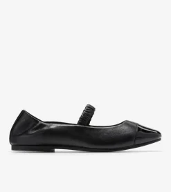 Cole Haan Flats & Ballets*Women's Yvette Mary Jane Ballet Flats Black