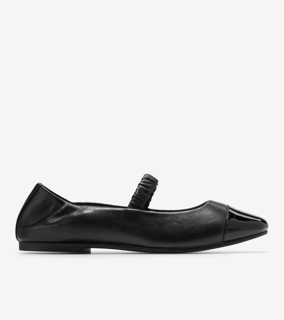 Cole Haan Flats & Ballets*Women's Yvette Mary Jane Ballet Flats Black