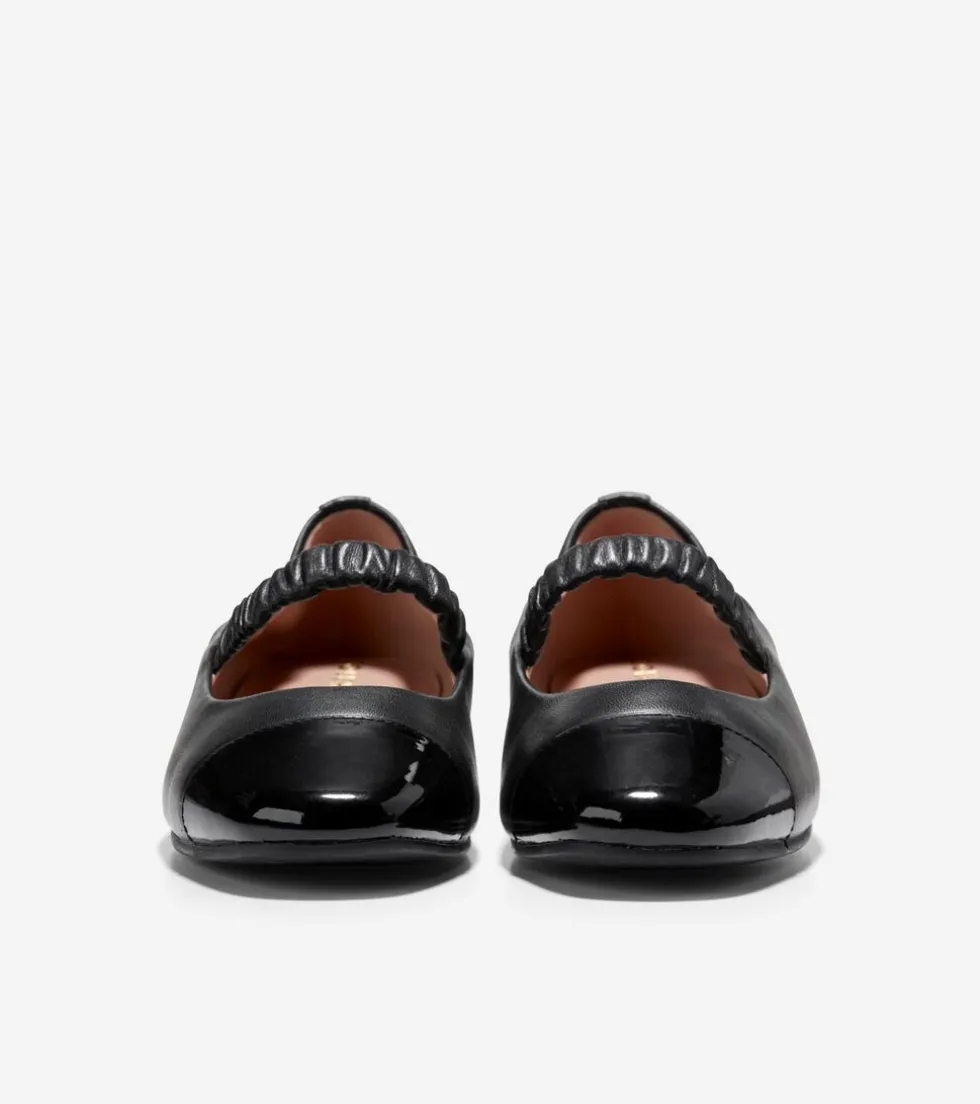 Cole Haan Flats & Ballets*Women's Yvette Mary Jane Ballet Flats Black