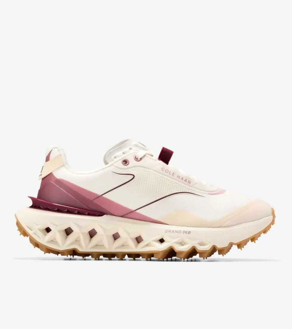 Cole Haan Running Shoes|Sneakers*Women's 5.ZERØGRAND All-Terrain Running Shoes Ivory-Cabernet-AlabasterGleam