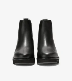 Cole Haan Boots*Women's ZER&Oslash;GRAND City Wedge Waterproof Chelsea Boots Black