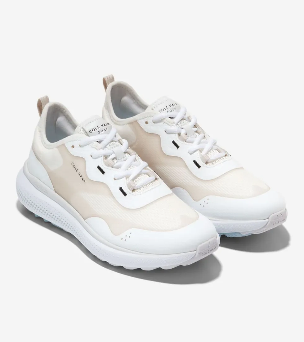 Cole Haan Golf Shoes*Women's ZERØGRAND Fairway Golf Shoe OpticWhite-NimbusCloud