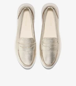 Cole Haan Loafers & Drivers*Women's ZERØGRAND Meritt Loafers SoftGold-Ivory