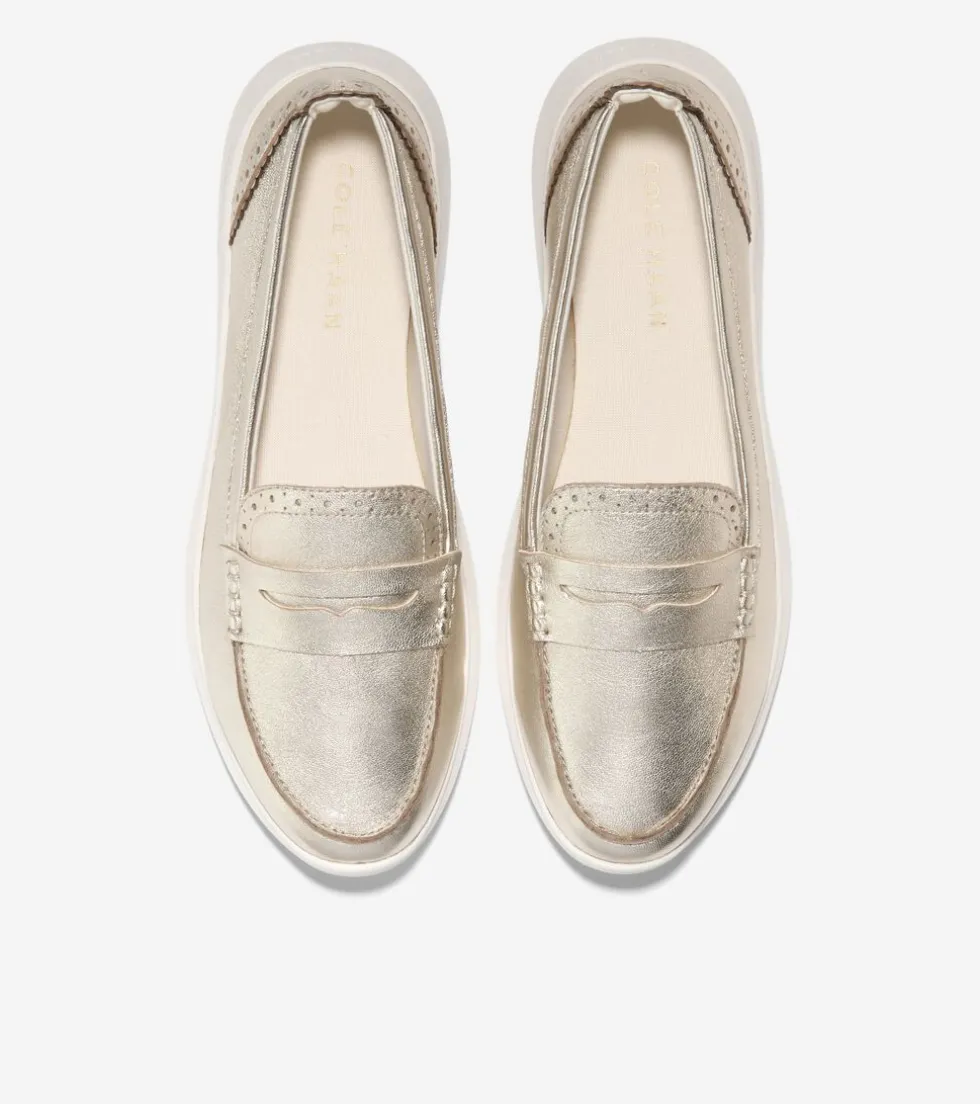 Cole Haan Loafers & Drivers*Women's ZERØGRAND Meritt Loafers SoftGold-Ivory