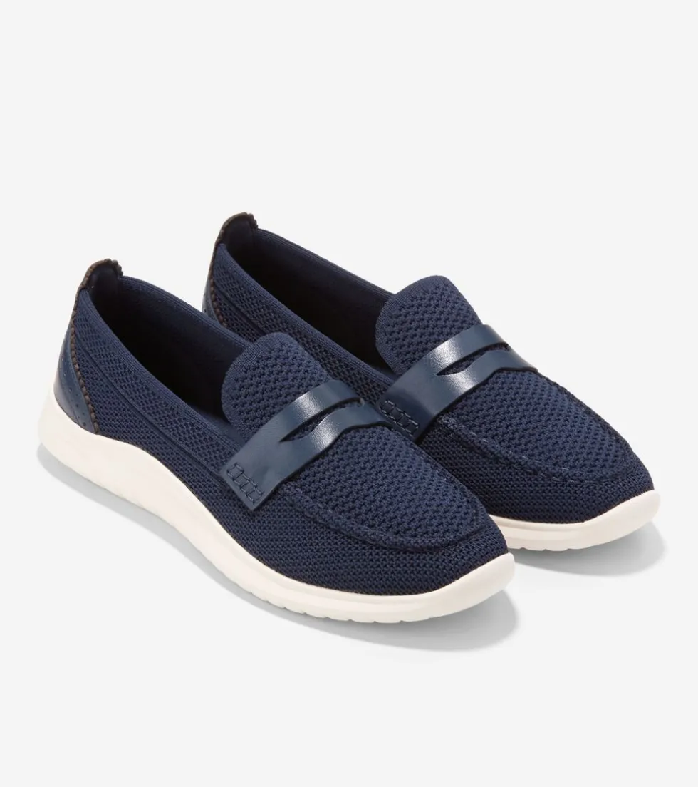 Cole Haan Loafers & Drivers*Women's ZERØGRAND Meritt Stitchlite™ Loafers MarineBlueStitchlite™-Ivory