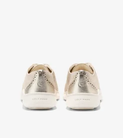 Cole Haan Oxfords*Women's ZERØGRAND Meritt Stitchlite™ Oxfords Rye-GoldMetallic