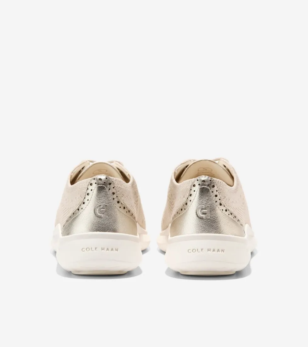 Cole Haan Oxfords*Women's ZERØGRAND Meritt Stitchlite™ Oxfords Rye-GoldMetallic