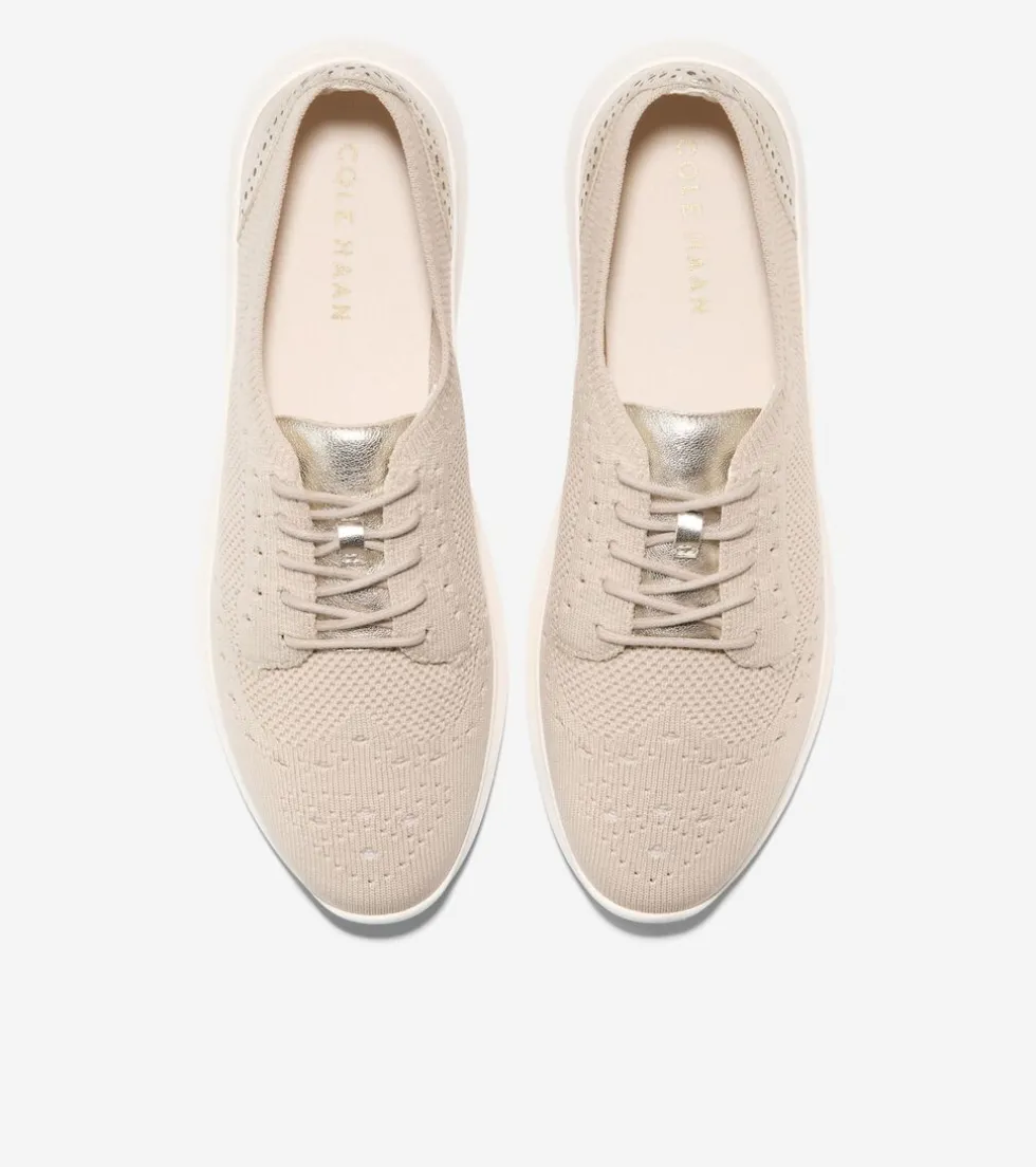 Cole Haan Oxfords*Women's ZERØGRAND Meritt Stitchlite™ Oxfords Rye-GoldMetallic