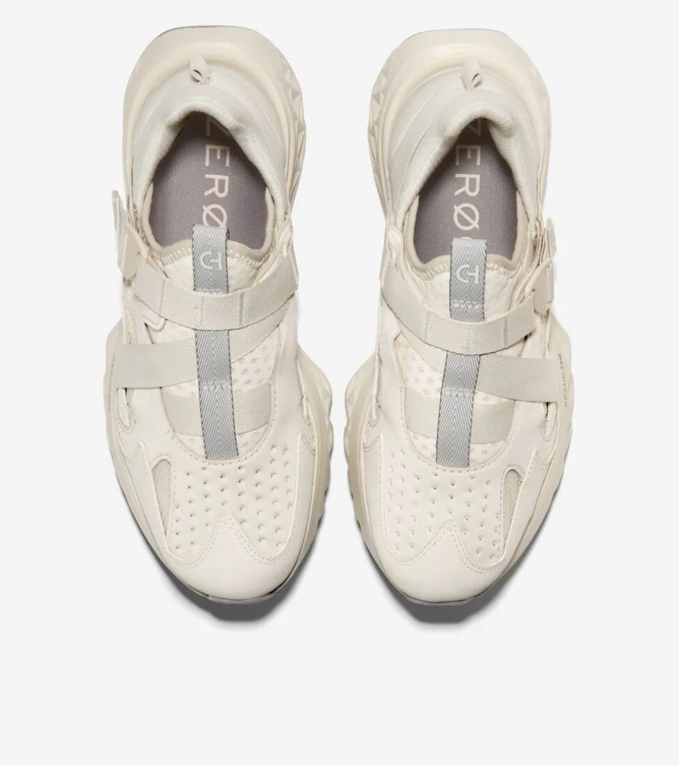 Cole Haan Running Shoes|Sneakers*Women's 5.ZERØGRAND Monk Strap Running Shoe SilverBirch-CitySkyline