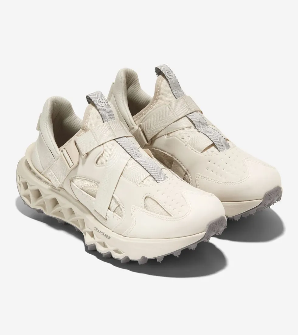 Cole Haan Running Shoes|Sneakers*Women's 5.ZERØGRAND Monk Strap Running Shoe SilverBirch-CitySkyline