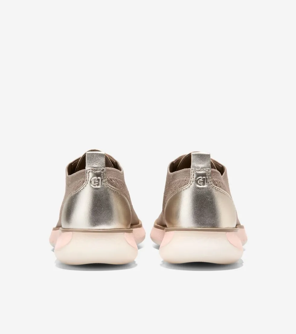 Cole Haan Oxfords*Women's 4.ZERØGRAND Stitchlite™ Oxfords IrishCoffee-Gold