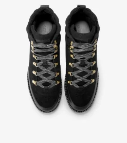 Cole Haan Boots*Women's ZERØGRAND Waterproof Elissa Hiker Boots Black