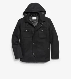 Cole Haan Wool Coats|Outerwear*Wool Twill Field Jacket Black